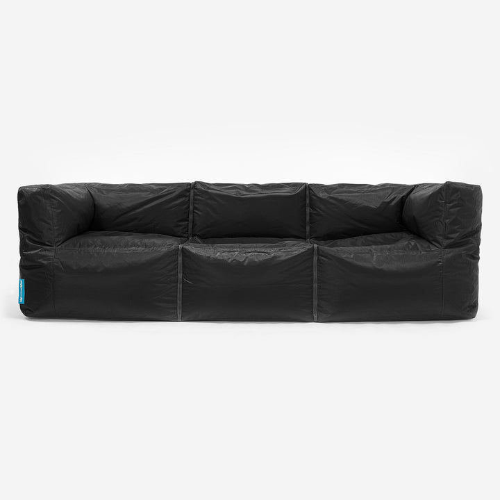 3-delt Modulsofa Saccosekk - SmartCanvas™ Svart 01