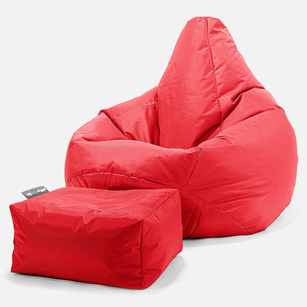 Hvilestol Saccosekk - SmartCanvas™ Rød 01
