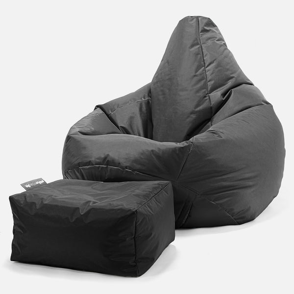 Hvilestol Saccosekk - SmartCanvas™ Svart 01