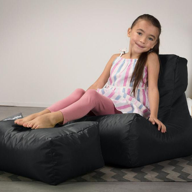 Lounge Saccosekk til Barn 2-6 år - SmartCanvas™ Svart 02