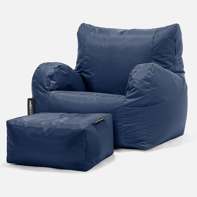 Saccosekk Lenestol - SmartCanvas™ Marineblå 02