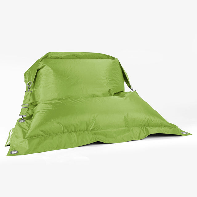 Saccosekk XXL Utendørs 'Med Stropper' - SmartCanvas™ Lime 01