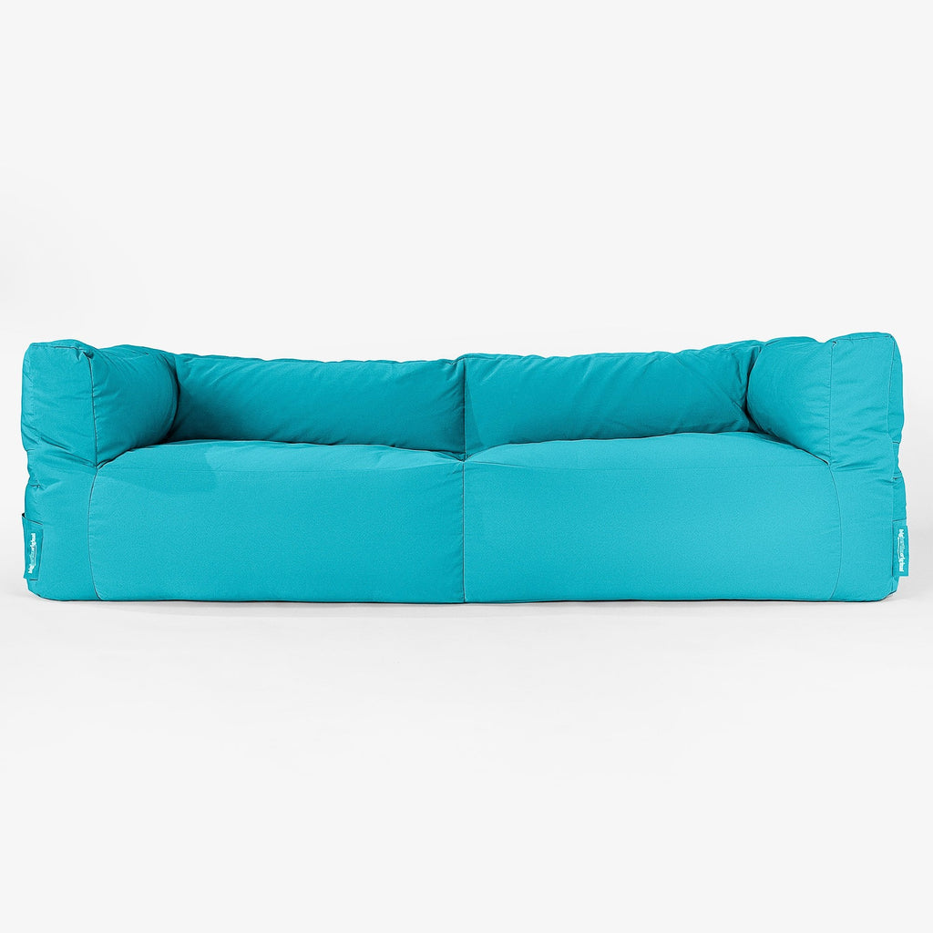SoleiStorm™ Ultra 2000 h+ 3-seters Sofa Utendørs Saccosekk - Olefin Aqua 01