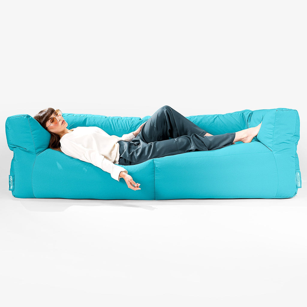 SoleiStorm™ Ultra 2000 h+ 3-seters Sofa Utendørs Saccosekk - Olefin Aqua 03