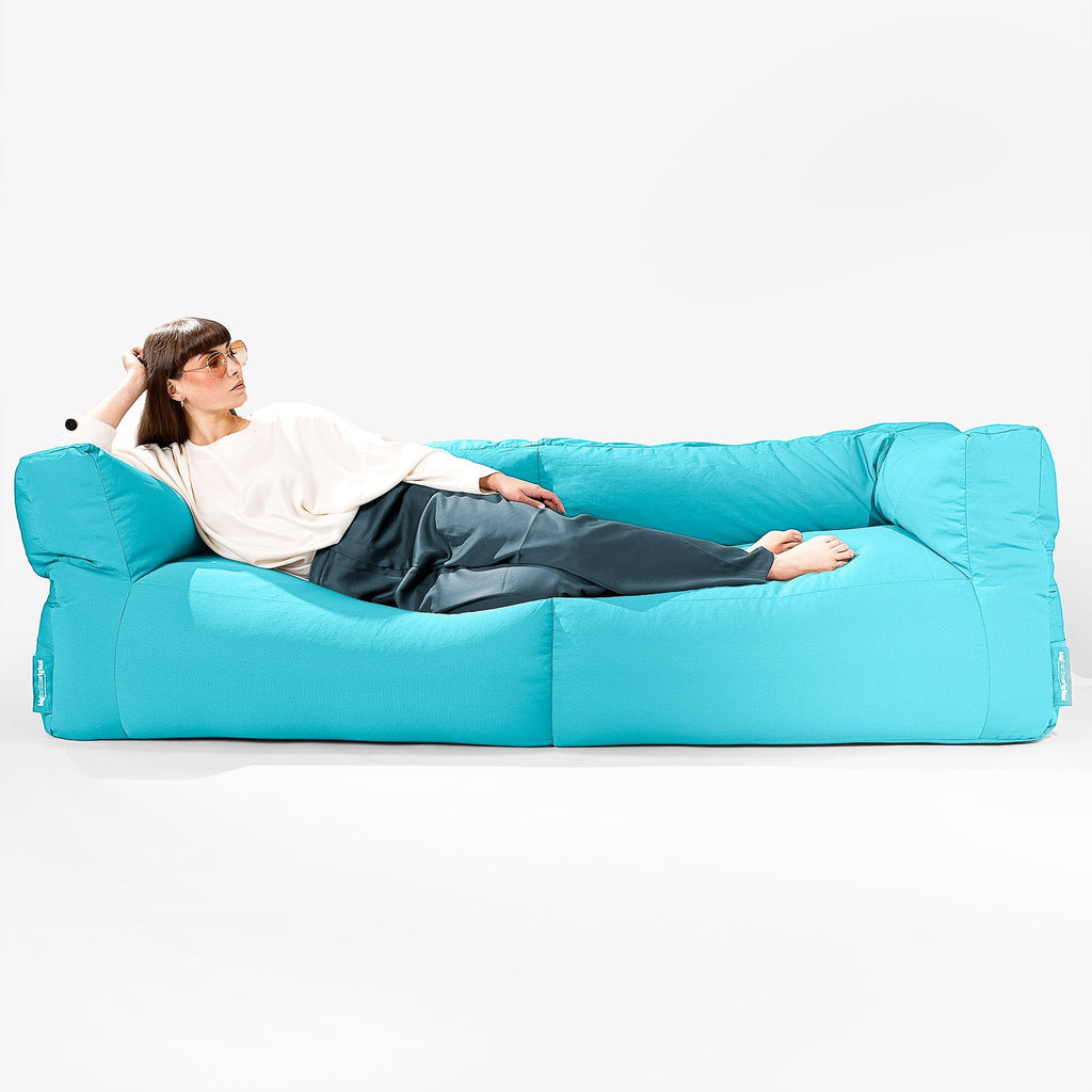 SoleiStorm™ Ultra 2000 h+ 3-seters Sofa Utendørs Saccosekk - Olefin Aqua 04
