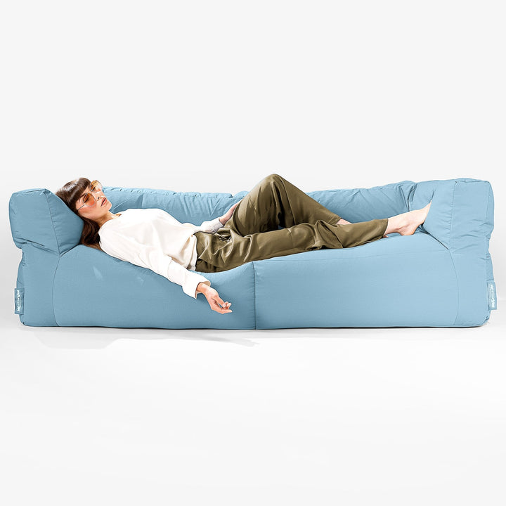 SoleiStorm™ Ultra 2000 h+ 3-seters Sofa Utendørs Saccosekk - Olefin Babyblå 03