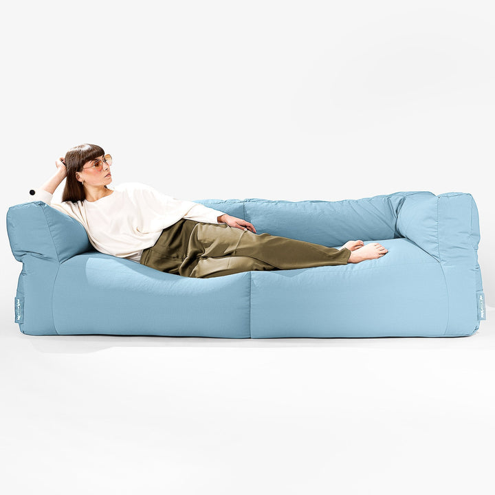 SoleiStorm™ Ultra 2000 h+ 3-seters Sofa Utendørs Saccosekk - Olefin Babyblå 04