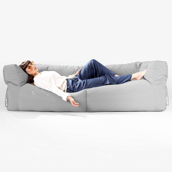 SoleiStorm™ Ultra 2000 h+ 3-seters Sofa Utendørs Saccosekk - Olefin Mellomgrå 03