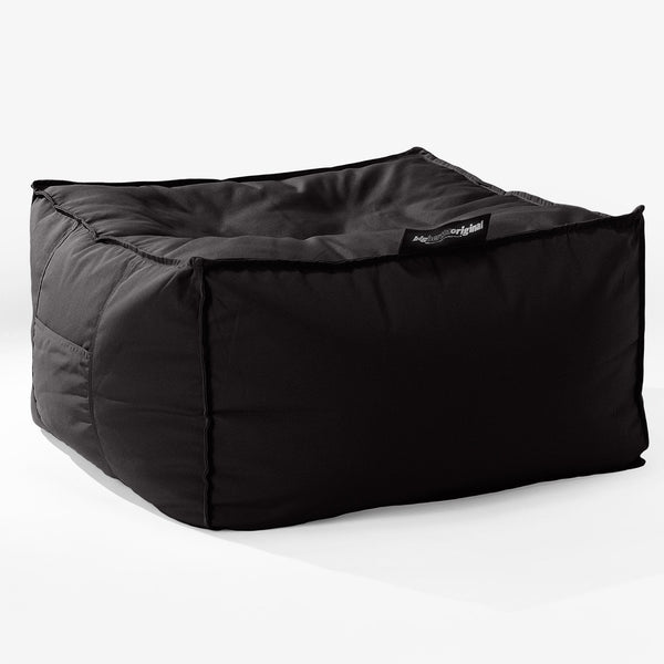 SoleiStorm™ Ultra 2000 h+ Stor Firkantet Puff - Olefin Svart 01