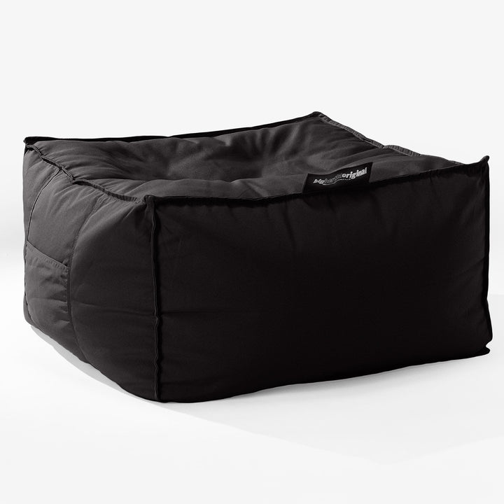 SoleiStorm™ Ultra 2000 h+ Stor Firkantet Puff - Olefin Svart 01