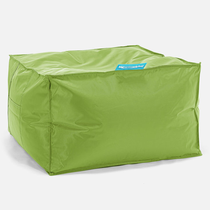 Stor Firkantet Puff - SmartCanvas™ Lime 01