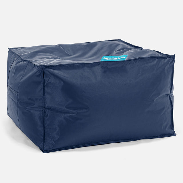 Stor Firkantet Puff - SmartCanvas™ Marineblå 01