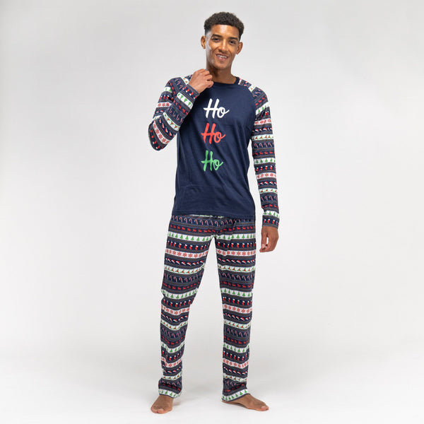 Herrepyjamas i Jersey - Fairisle 01
