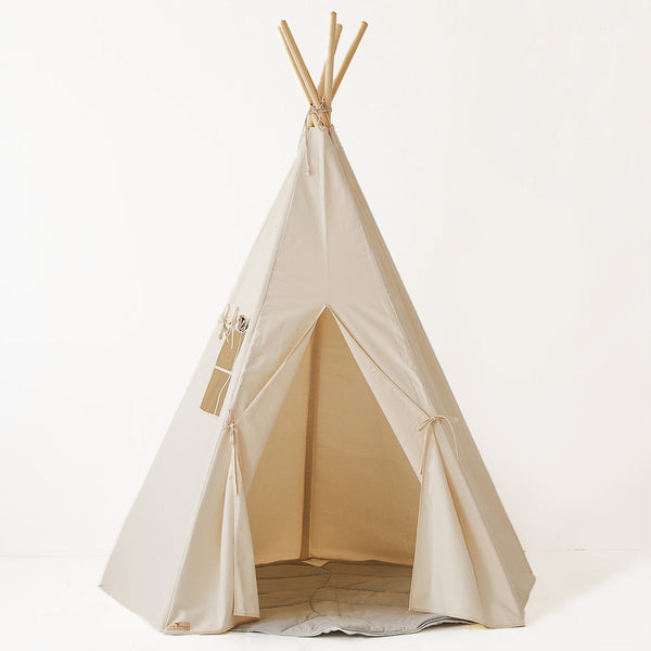 Innendørs Tipi-telt Barn - Krem 01