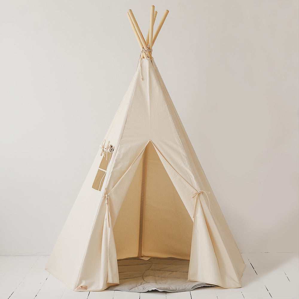 Innendørs Tipi-telt Barn - Krem 05