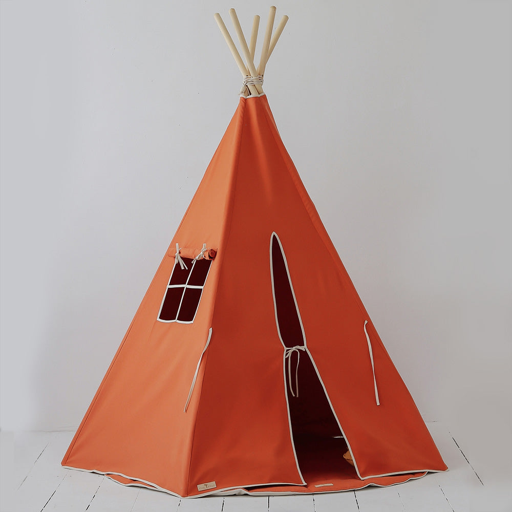 Innendørs Tipi-telt Barn - Oransje 02