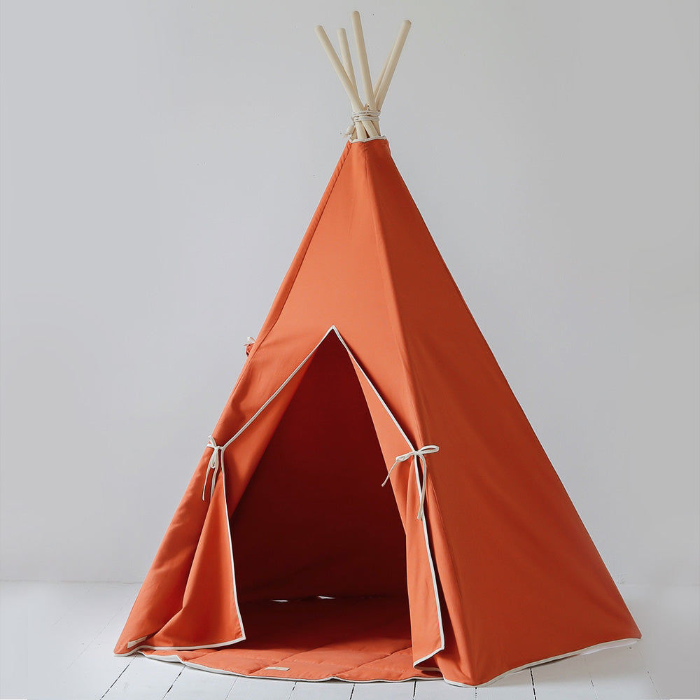 Innendørs Tipi-telt Barn - Oransje 05