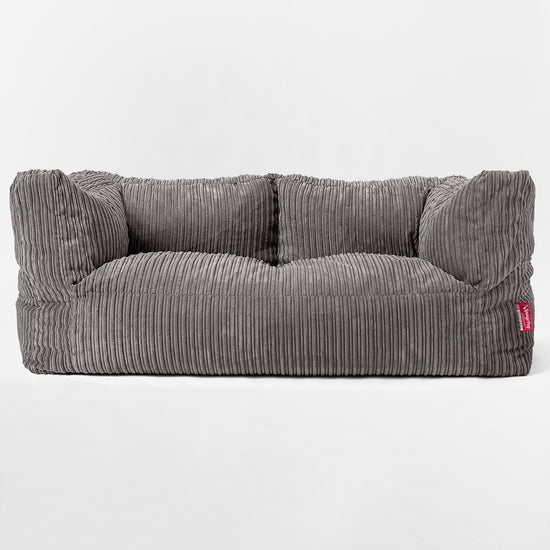 Albert 2-seter Saccosekk Sofa - Kordfløyel Grafitt 01
