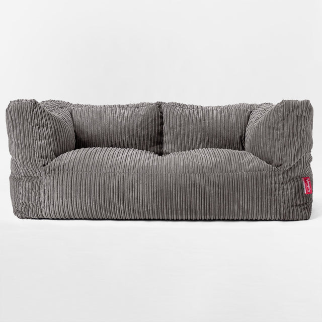 Albert 2-seter Saccosekk Sofa - Kordfløyel Grafitt 01