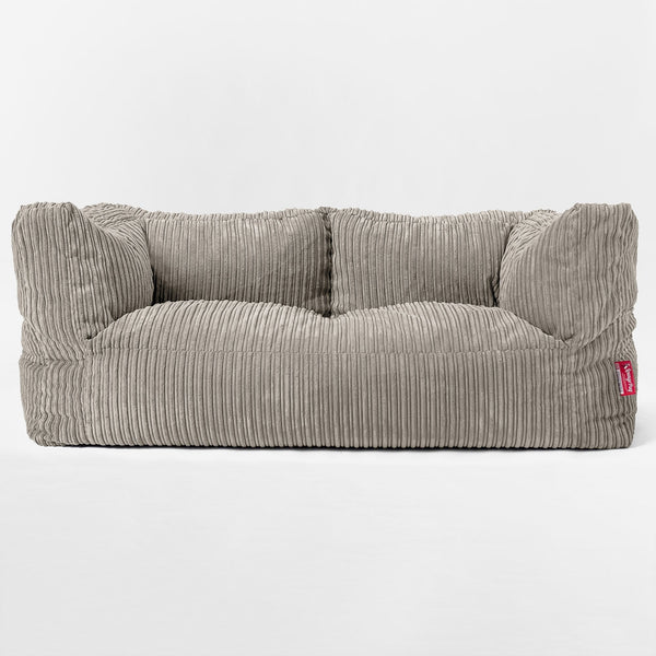 Albert 2-seter Saccosekk Sofa - Kordfløyel Mink 01