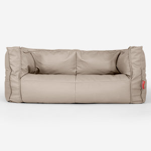 Albert 2-seter Saccosekk Sofa - Vegansk Skinn Elfenben