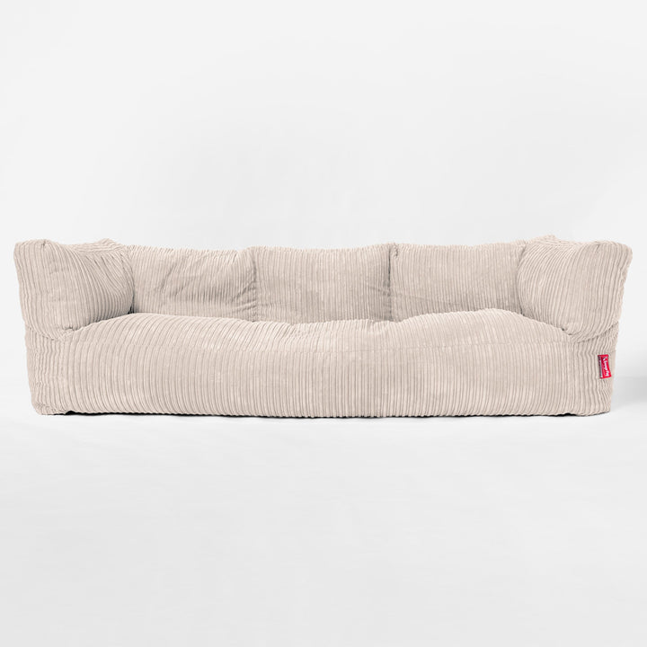 Albert 3-seter Saccosekk Sofa - Kordfløyel Elfenben 01