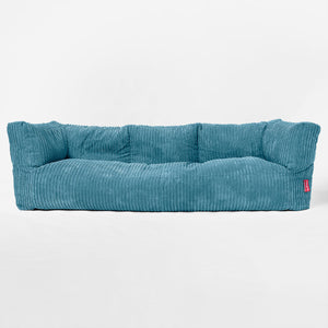 Albert 3-seter Saccosekk Sofa - Kordfløyel Turkis