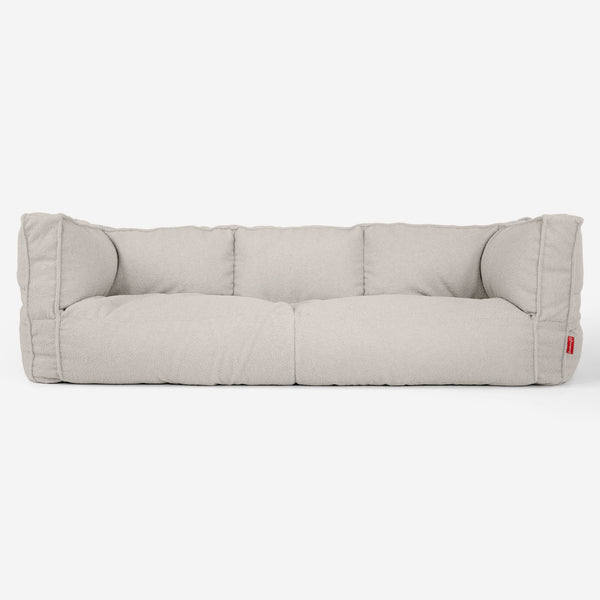 Albert 3-seter Saccosekk Sofa - Bouclé Elfenben_01