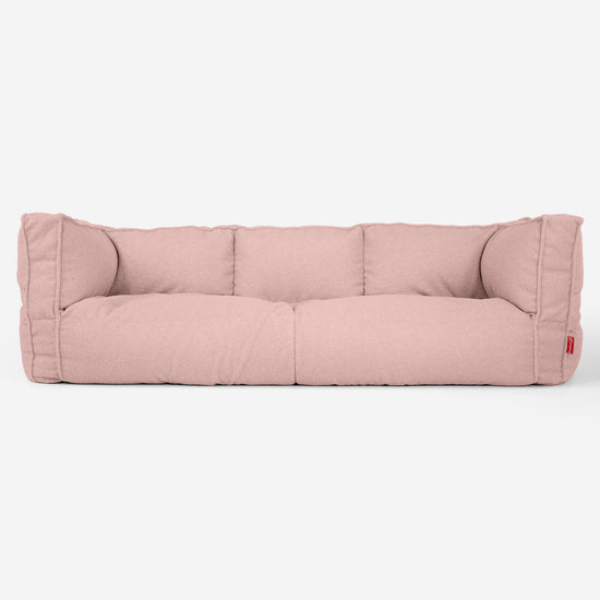 Albert 3-seter Saccosekk Sofa - Bouclé Rosa_01