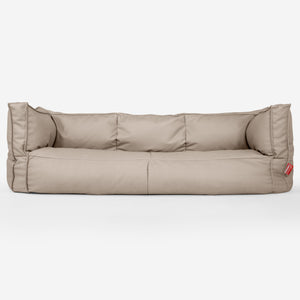 Albert 3-seter Saccosekk Sofa - Vegansk Skinn Elfenben