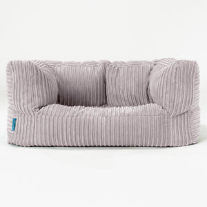 Albert Barnesofa-saccosekk 2-6 år - Kordfløyel Sølvgrå