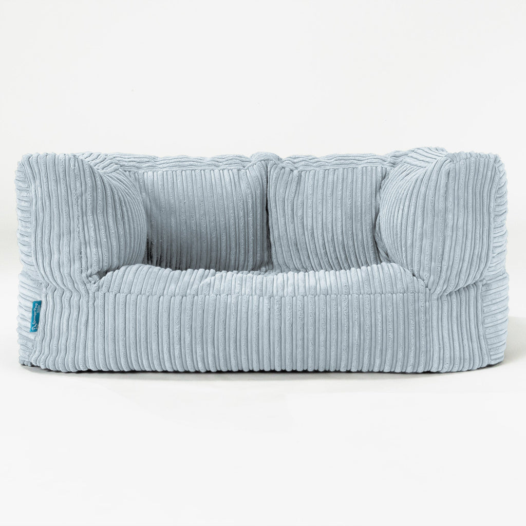 Albert Barnesofa-saccosekk 2-6 år - Klassisk Cord Babyblå 01