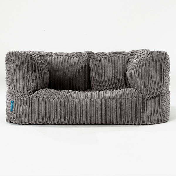 Albert Barnesofa-saccosekk 2-6 år - Klassisk Cord Grafitt 01