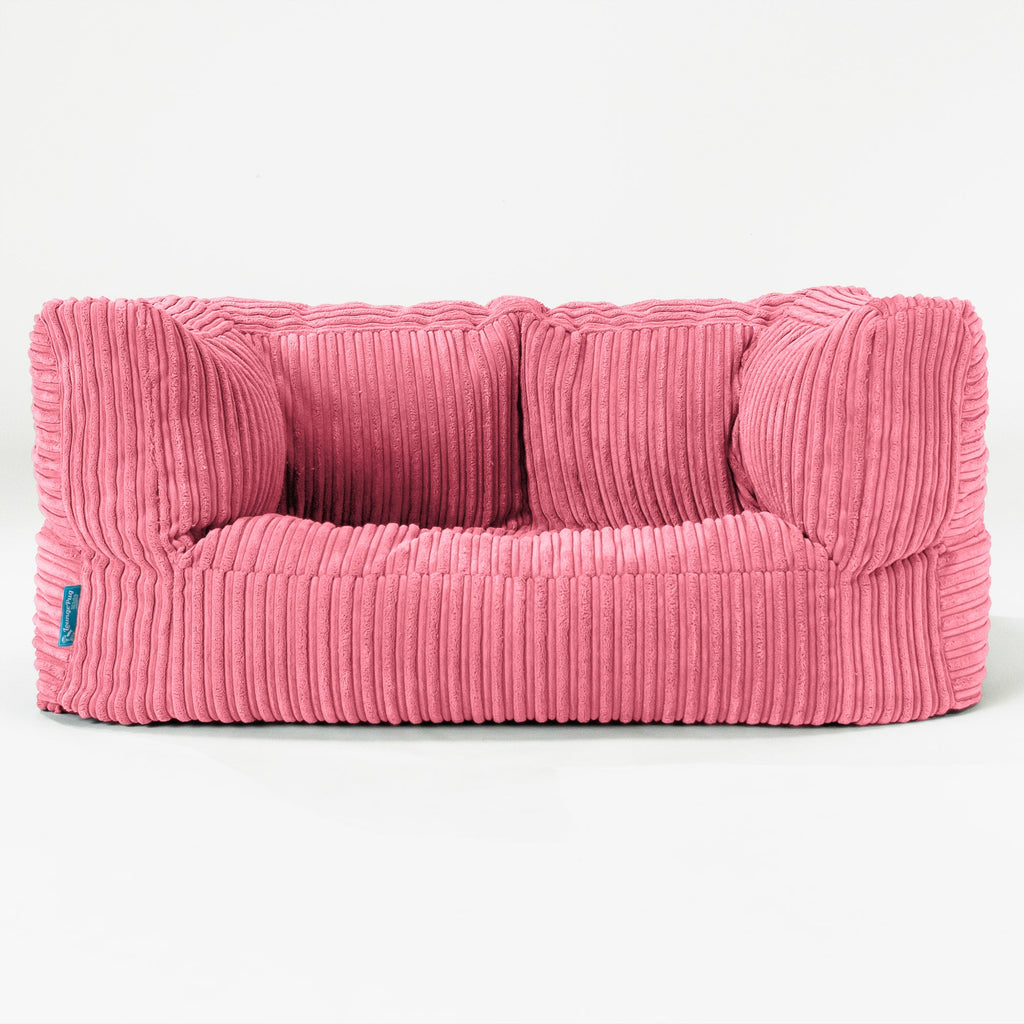 Albert Barnesofa-saccosekk 2-6 år - Klassisk Cord Korall 01