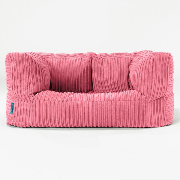 Albert Barnesofa-saccosekk 2-6 år - Klassisk Cord Korall 01