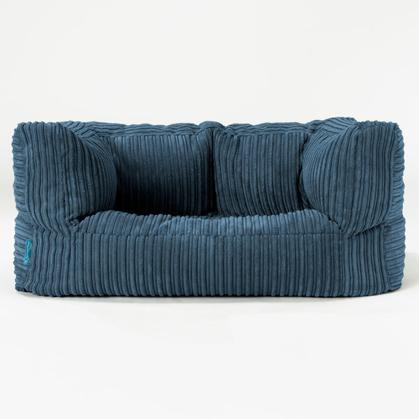 Albert Barnesofa-saccosekk 2-6 år - Klassisk Cord Marineblå 01