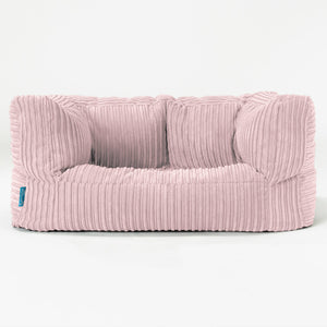 Albert Barnesofa-saccosekk 2-6 år - Kordfløyel Rødmerosa