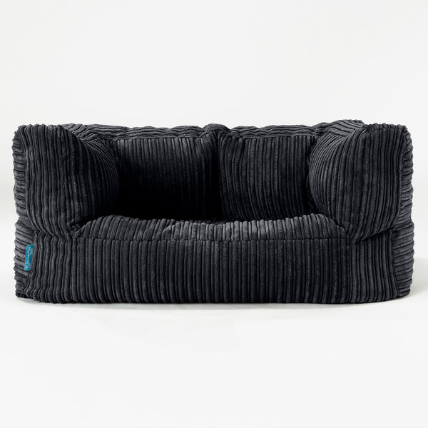Albert Barnesofa-saccosekk 2-6 år - Klassisk Cord Svart 01