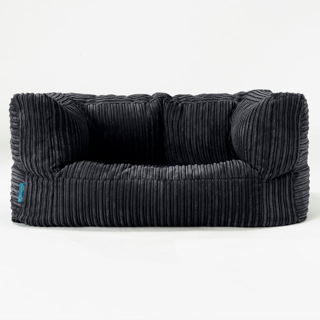Albert Barnesofa-saccosekk 2-6 år - Kordfløyel Svart 01