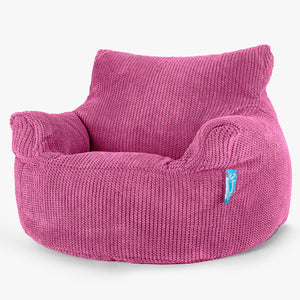 Barnestol Saccosekk 3-8 år - Pom-pom Rosa
