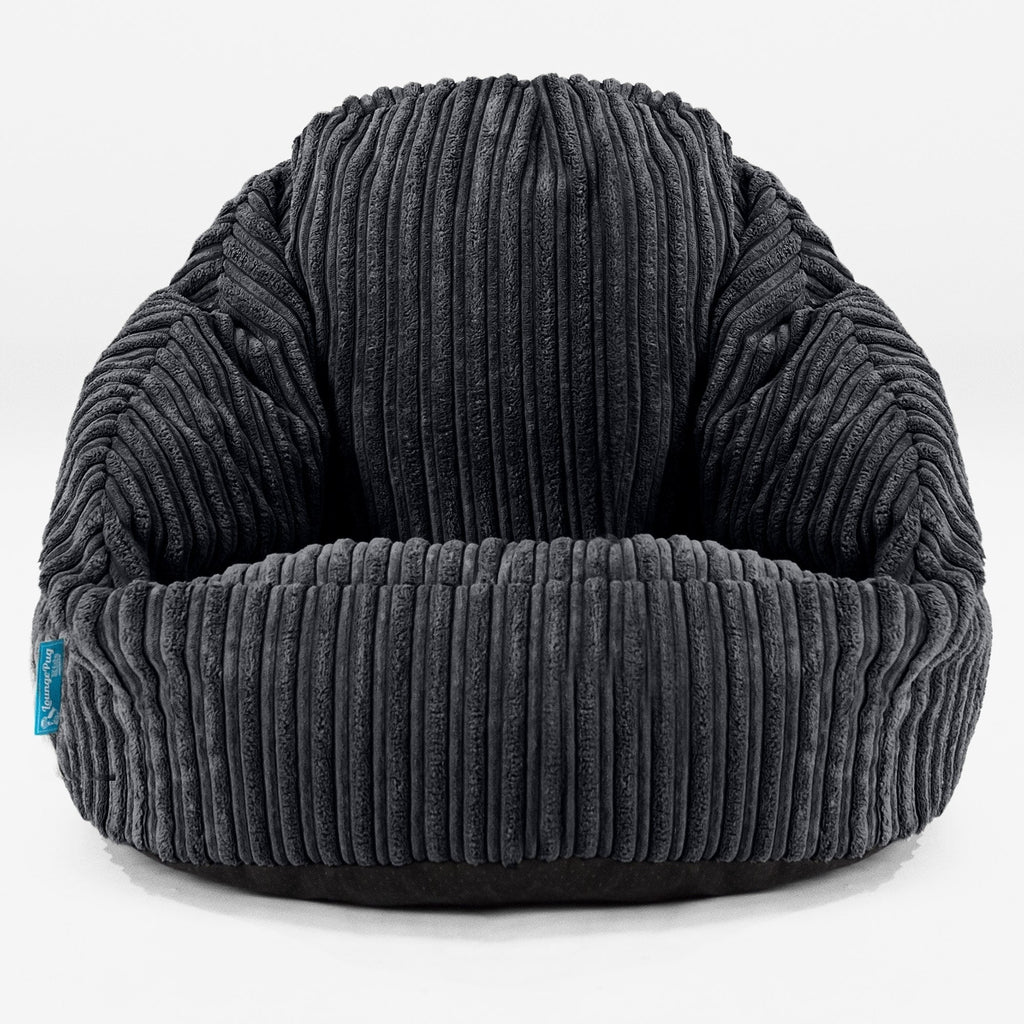 Bubble Saccosekk for Barn 1-3 år - Klassisk Cord Svart 01