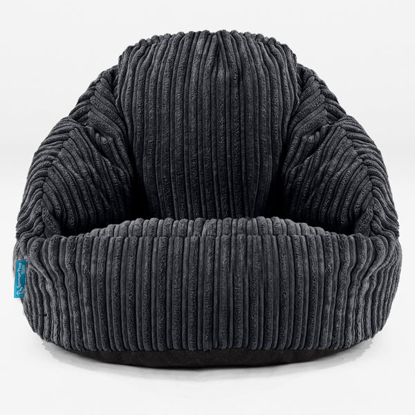 Bubble Saccosekk for Barn 1-3 år - Klassisk Cord Svart 01
