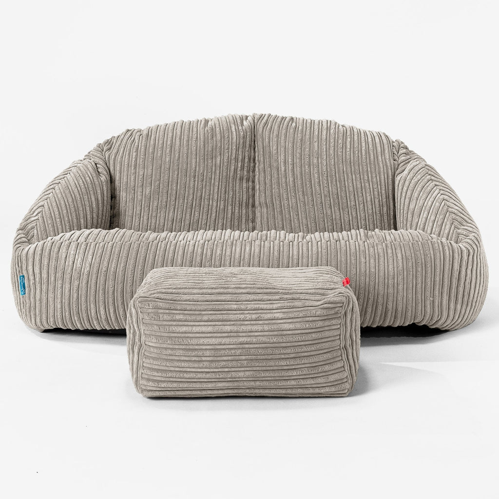 Bubble Sofa-saccosekk for Barn 2-6 år - Klassisk Cord Mink 02
