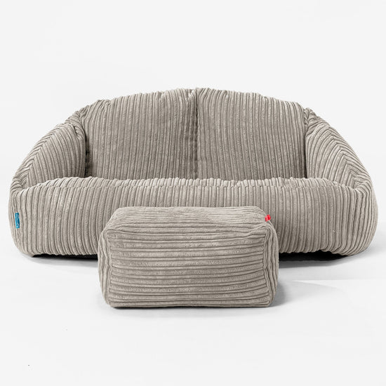 Bubble Sofa-saccosekk for Barn 2-6 år - Kordfløyel Mink 02