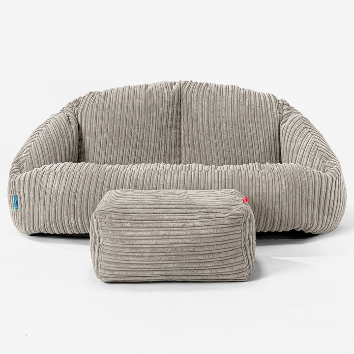 Bubble Sofa-saccosekk for Barn 2-6 år - Kordfløyel Mink 02