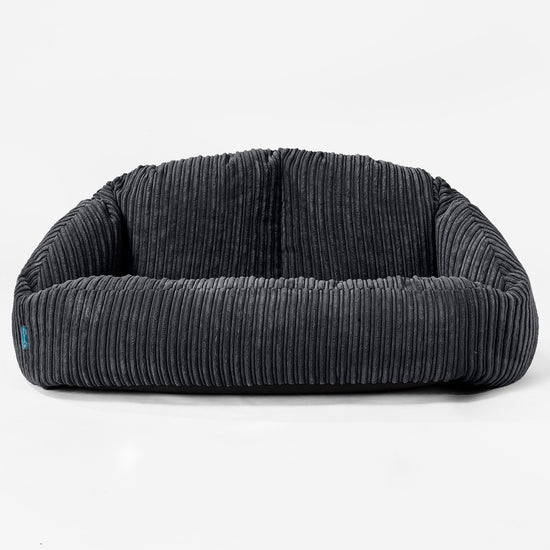 Bubble Sofa-saccosekk for Barn 2-6 år - Kordfløyel Svart 01