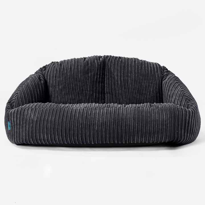 Bubble Sofa-saccosekk for Barn 2-6 år - Kordfløyel Svart 01