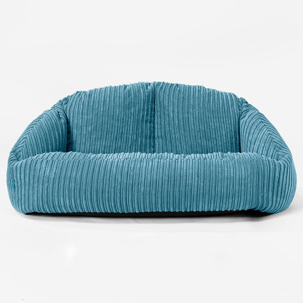 Bubble Sofa-saccosekk for Barn 2-6 år - Kordfløyel Turkis 01