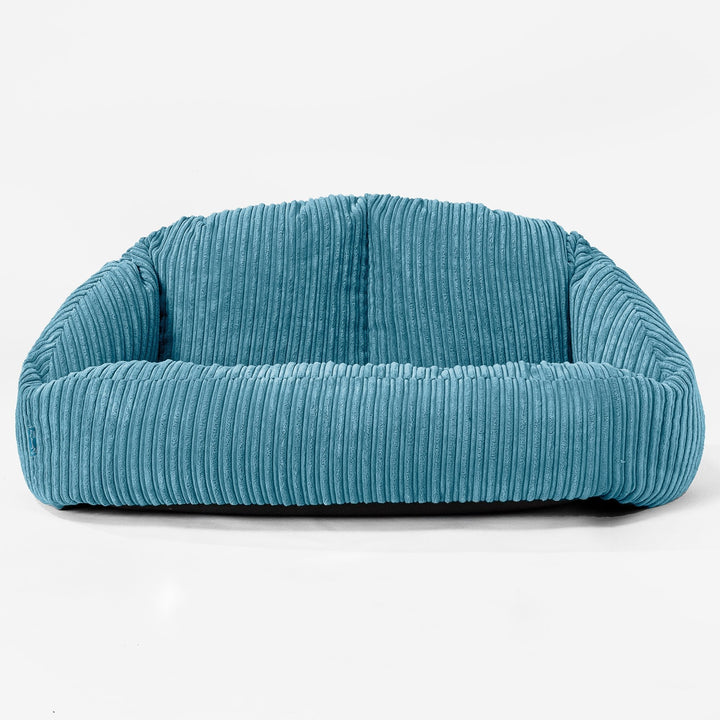 Bubble Sofa-saccosekk for Barn 2-6 år - Kordfløyel Turkis 01