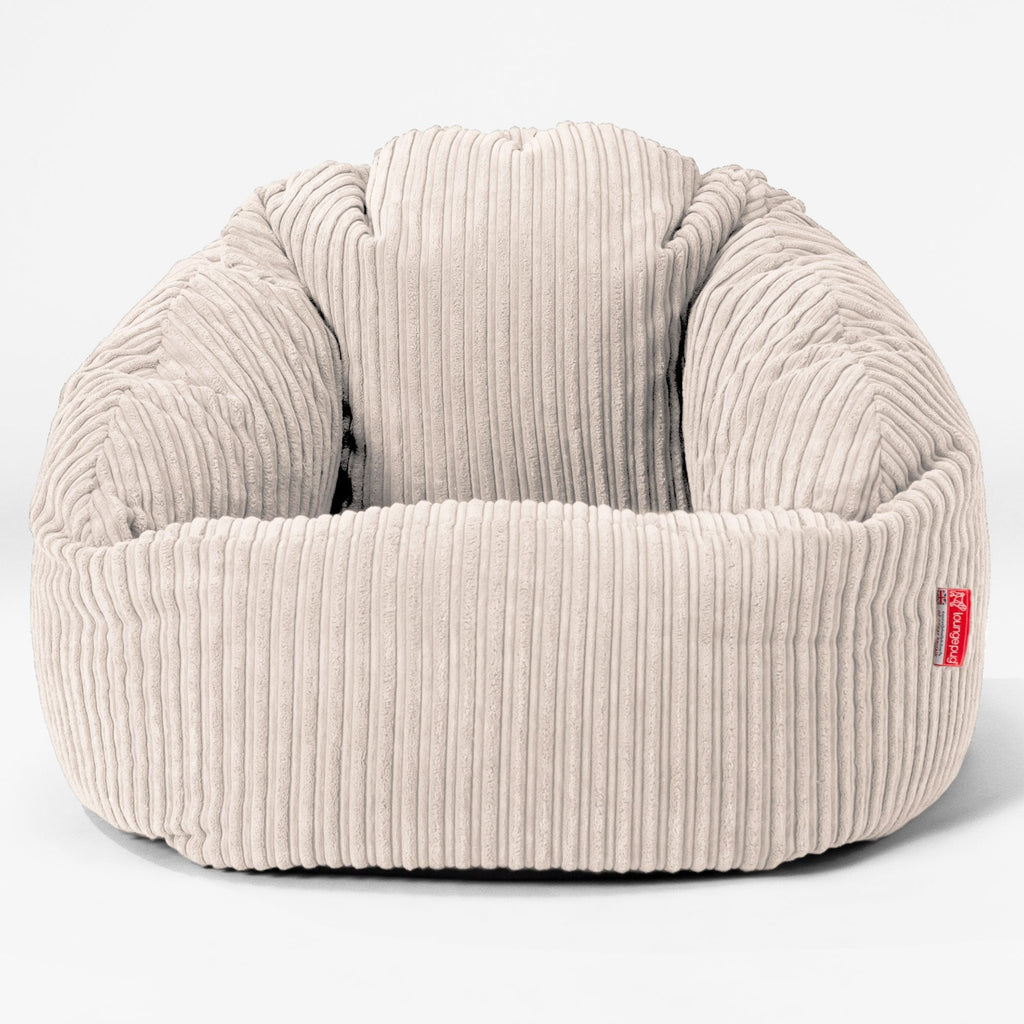 Bubble Saccosekk-stol - Klassisk Cord Elfenben 01